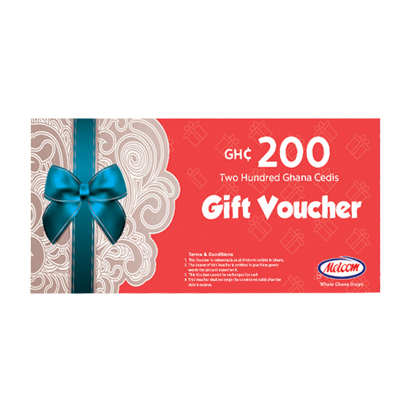 MELCOM GIFT VOUCHERS GHC 200