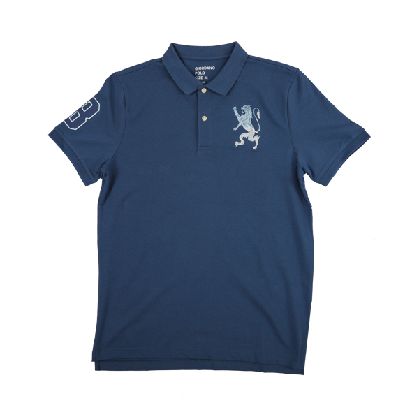 GIORDANO MENS POLO LION