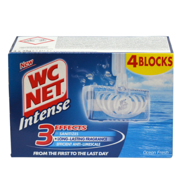 WC NET INTENSE SOL RIM BLOCK OCEAN FRESH (4PCS) 