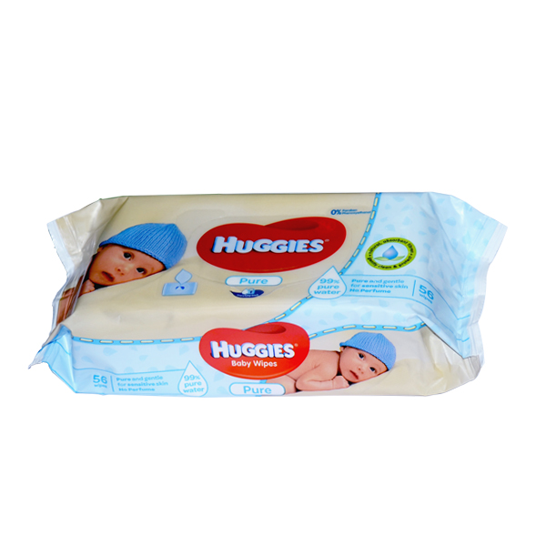 HUGGIES WIPES PURE 56 WIPES