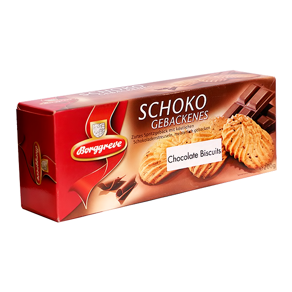 BORGGREVE CHOCOLATE SHORTBREAD 200G