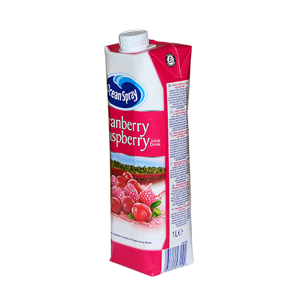 OCEAN SPRAY CRANBERRY & RASPBERRY JUICE 1L