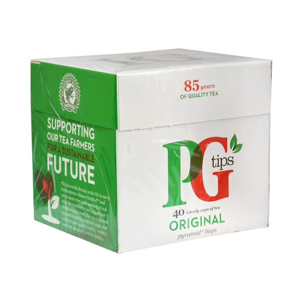 PG TIPS PYRAMID TEA BAGS 40