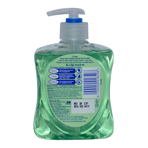 CAREX HAND WASH HERBAL PROTECT 250ML