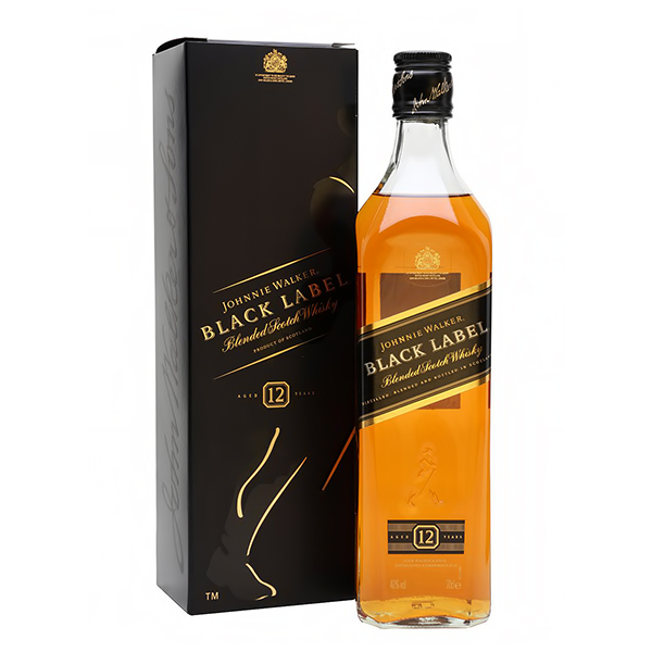 JOHNNIE WALKER BLACK LABEL 750ML  