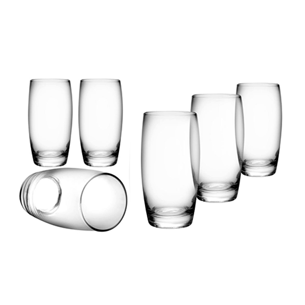 NADIR DRINKING GLASS/WATER GLASS OCA 6PCS 400ML