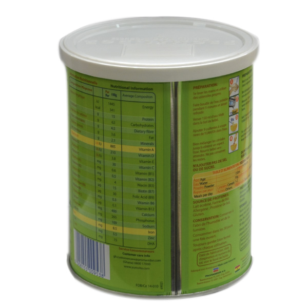 YUMVITA INFANT CEREAL WHEAT TIN 400G 