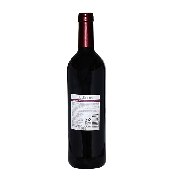ALTAS CUMBRES VINO TINTO 750ML  