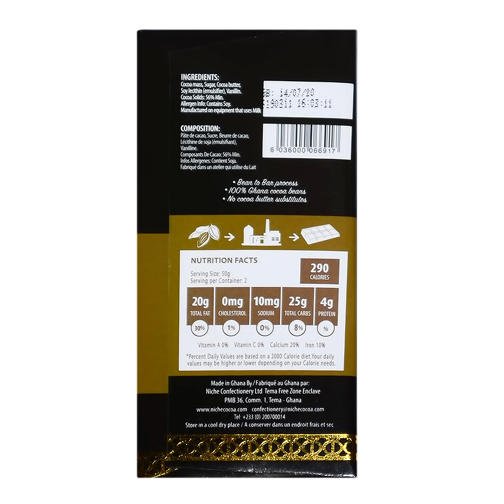 NICHE DARK CHOCOLATE 100G  