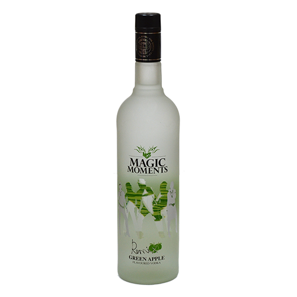 MAGIC MOMENT VODKA GREEN APPLE 37.5% 1L