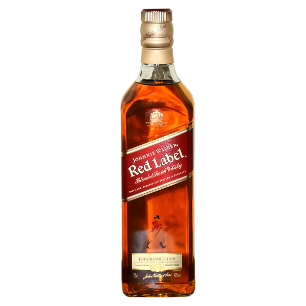 JOHNNIE WALKER RED LABEL WHISKY 40% 750ML
