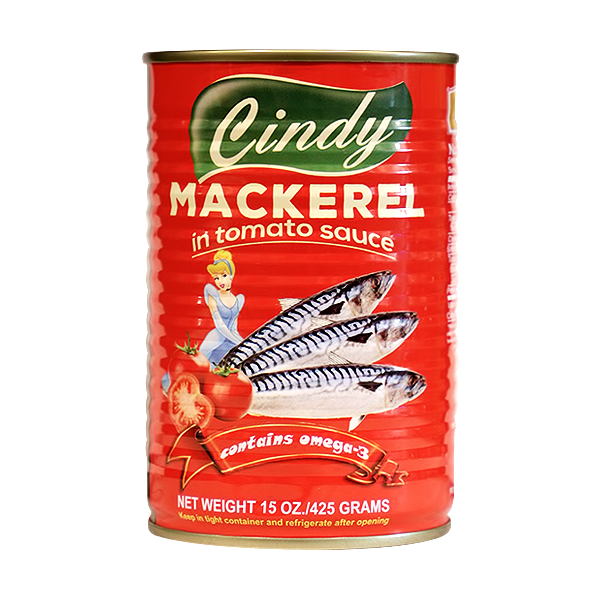 CINDY MACKEREL IN TOMATO SAUCE 425G  