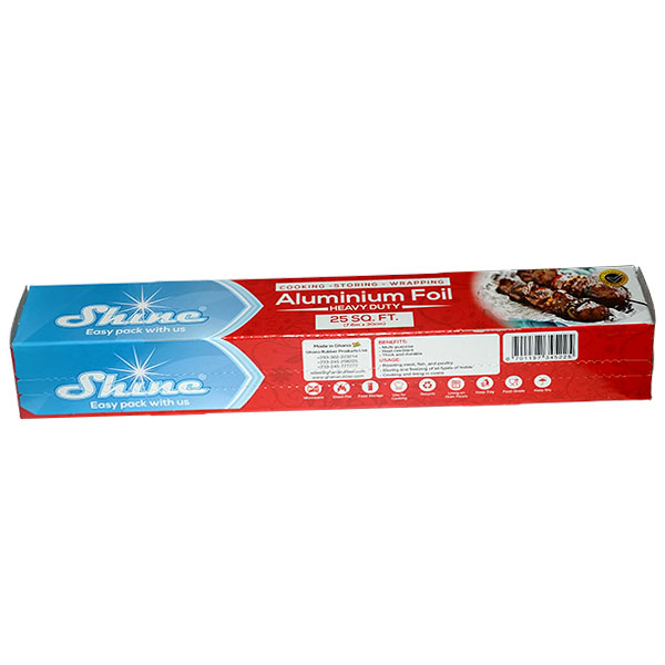 SHINE ALUMINIUM FOIL 25 SQUARE FEET 