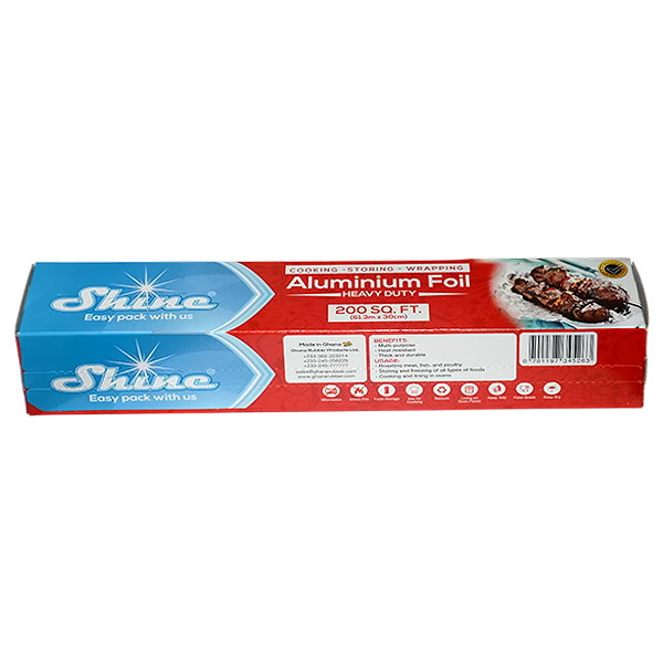 SHINE ALUMINIUM FOIL 200 SQUARE FEET 