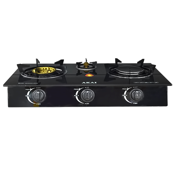 AKAI TABLE TOP GAS COOKER WITH INFRARED 3 BURNER GC033A-8536
