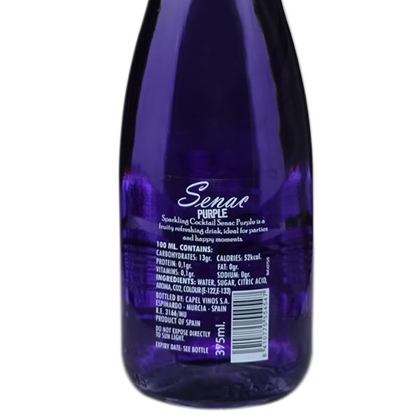 SENAC SPARKLING COCKTAIL PURPLE 375ML