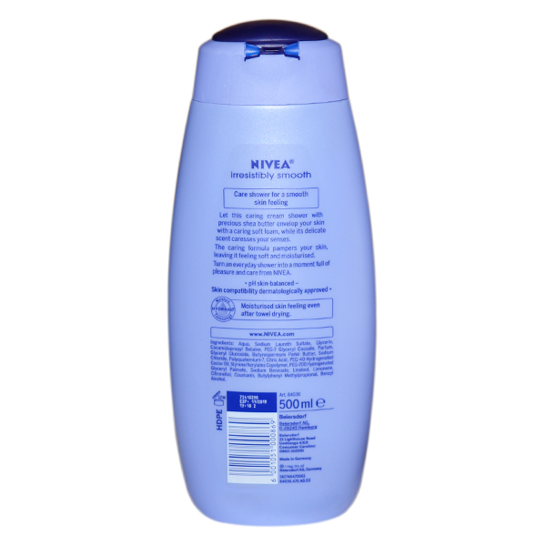 NIVEA SHOWER CREAM IRRESISTIBLY SMOOTH 500ML