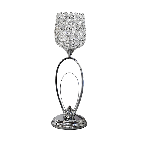 ELEGANT CHROME TABLE LAMP 