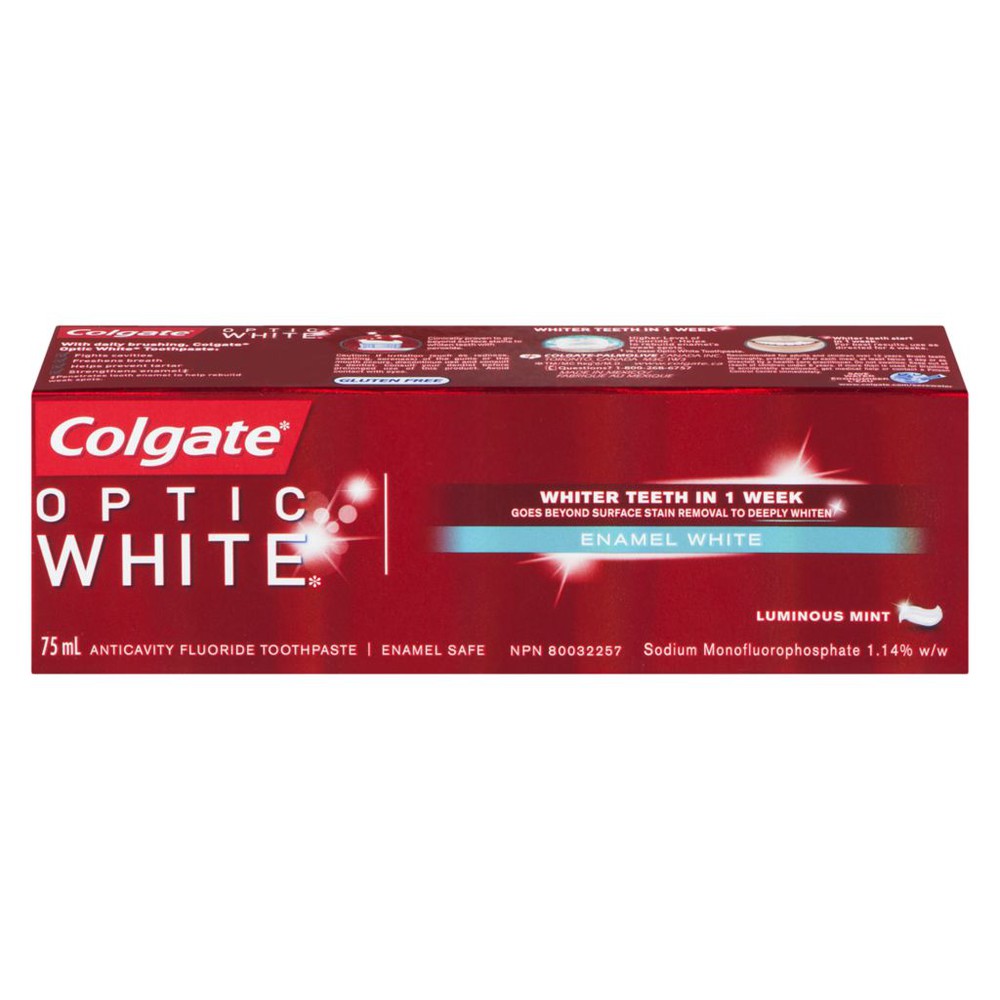 COLGATE TOOTHPASTE OPTIC WHITE BASE 75ML  