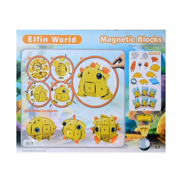 BLOCKS MAGNET EGG 78PCS 