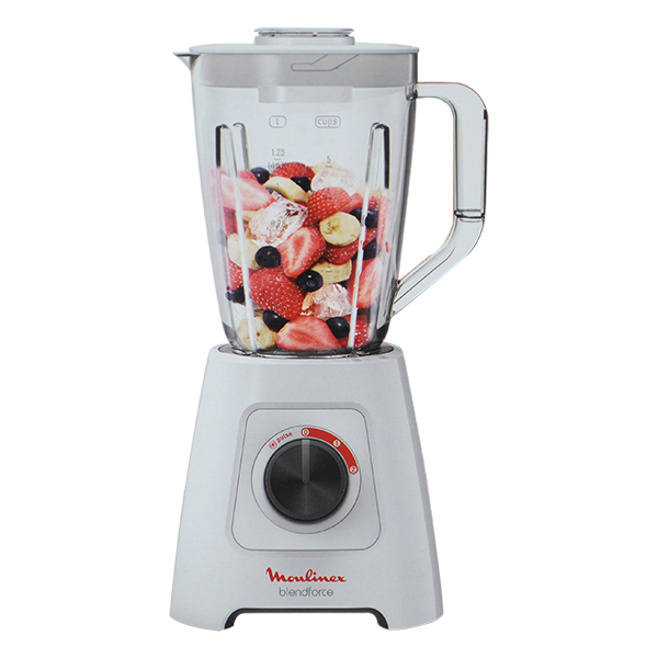 MOULINEX BLENDFORCE BLENDER WITH MILL 2L 600W WHITE LM422127