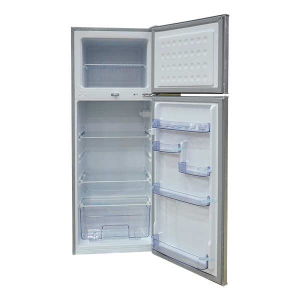 AKAI DOUBLE DOOR REFRIGERATOR 208L SILVER RF100A-210