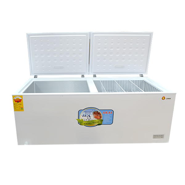 AKAI DOUBLE DOOR CHEST FREEZER 708L CF061A-708W