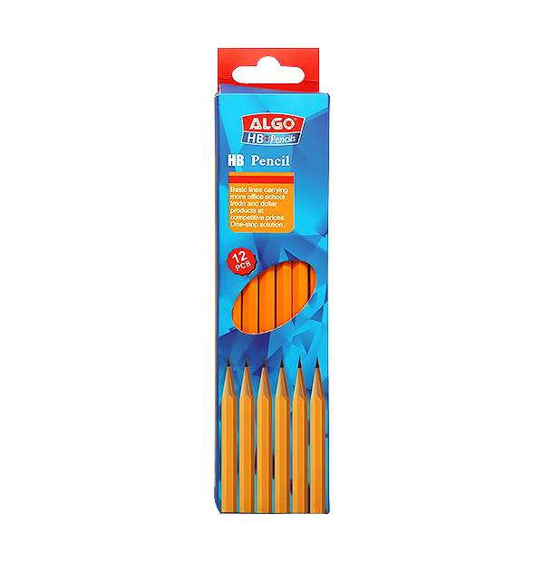 HB PENCIL WITH ERASER 12PCS