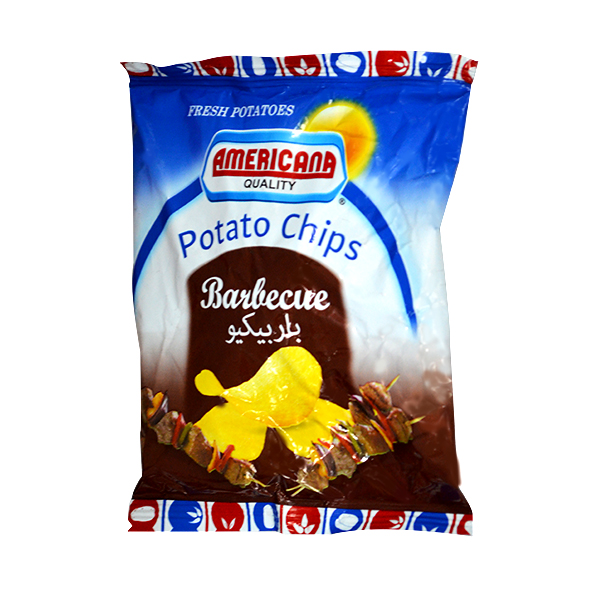 AMERICANA CHIPS BARBEQUE FLAVOURED  14G  