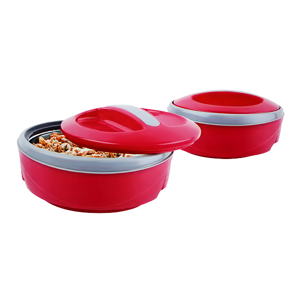 CELLO HOTPOT INSULATED BLISS 2PCS SET 1000/1700ML MIXED COLOURS