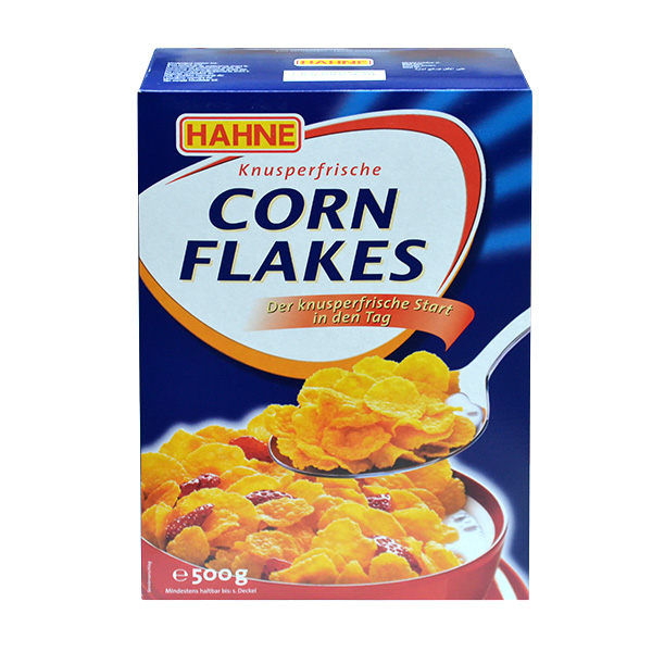 HAHNE CORNFLAKES IN BOX 500G  