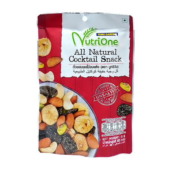 TONG GARDEN ALL NATURAL COCKTAIL SNACK UNSALTED 85G  