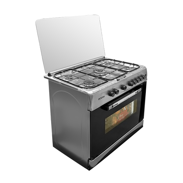 OCEAN STAND UP GAS COOKER 5 BURNER INOX OCGM 9650 IC Z