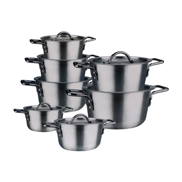 CROWNSTAR ALUMINUM COOKWARE SET 7PCS MC-750