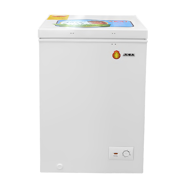 AKAI CHEST FREEZER  SINGLE DOOR 100L WHITE CF045A-100W