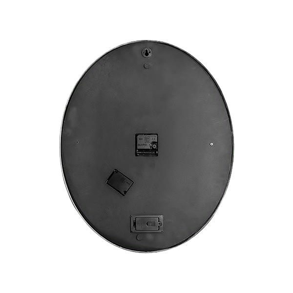 WALL CLOCK WITH MOVING GEARS BRASS