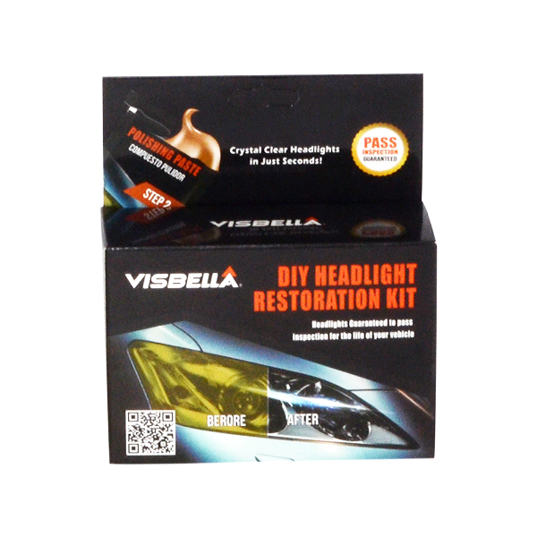 VISBELLA DIY HEADLIGHT RESTORATION KIT--AUTO HG0086CR5P