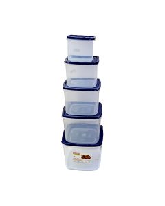 CONTAINER SET 5PCS SUPER SEAL DELUXE 22115/22495