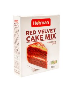 HERMAN CAKE MIX POWDER RED VELVET 500G  