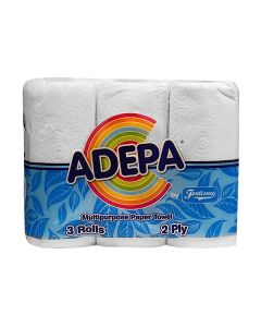 ADEPA MULTIPURPOSE TOWEL 3 ROLLS   