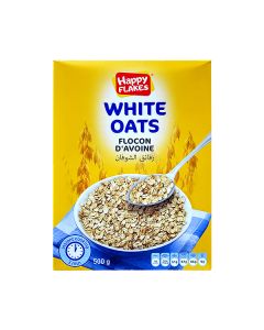 HAPPYFLAKES WHITE OATS 500G 