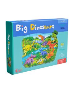 PUZZLE DINOSAUR SET 50PCS MKL056543