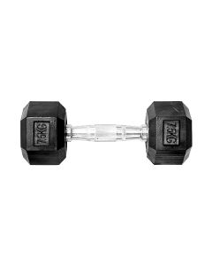 HEX DUMBBELL 7.5KG BLACK