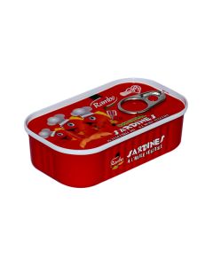 RAMBO OMEGA 3 SARDINES IN VEGETABLE OIL 125G  