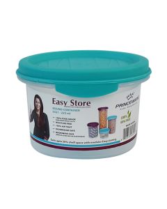 PRINCEWARE CONTAINER 225ML ROUND EASY STORE MIXED COLORS L5321-R