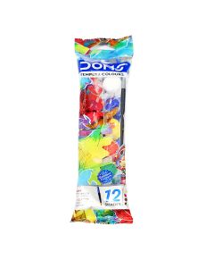 DOMS TEMPERA COLOURS 12 SHADES