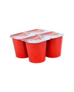 TOM MILK  STRAWBERRY FLAVOURED 125G 4PCS X 125G
