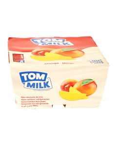 TOM MILK MANGO FLAVORED DAIRY DESSERT 125G x 4PCS