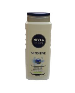 NIVEA MEN SHOWER GEL SENSITIVE 500ML  