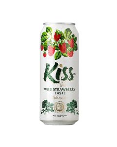 KISS CIDER WILD STRAWBERRY 4.5% 500ML  